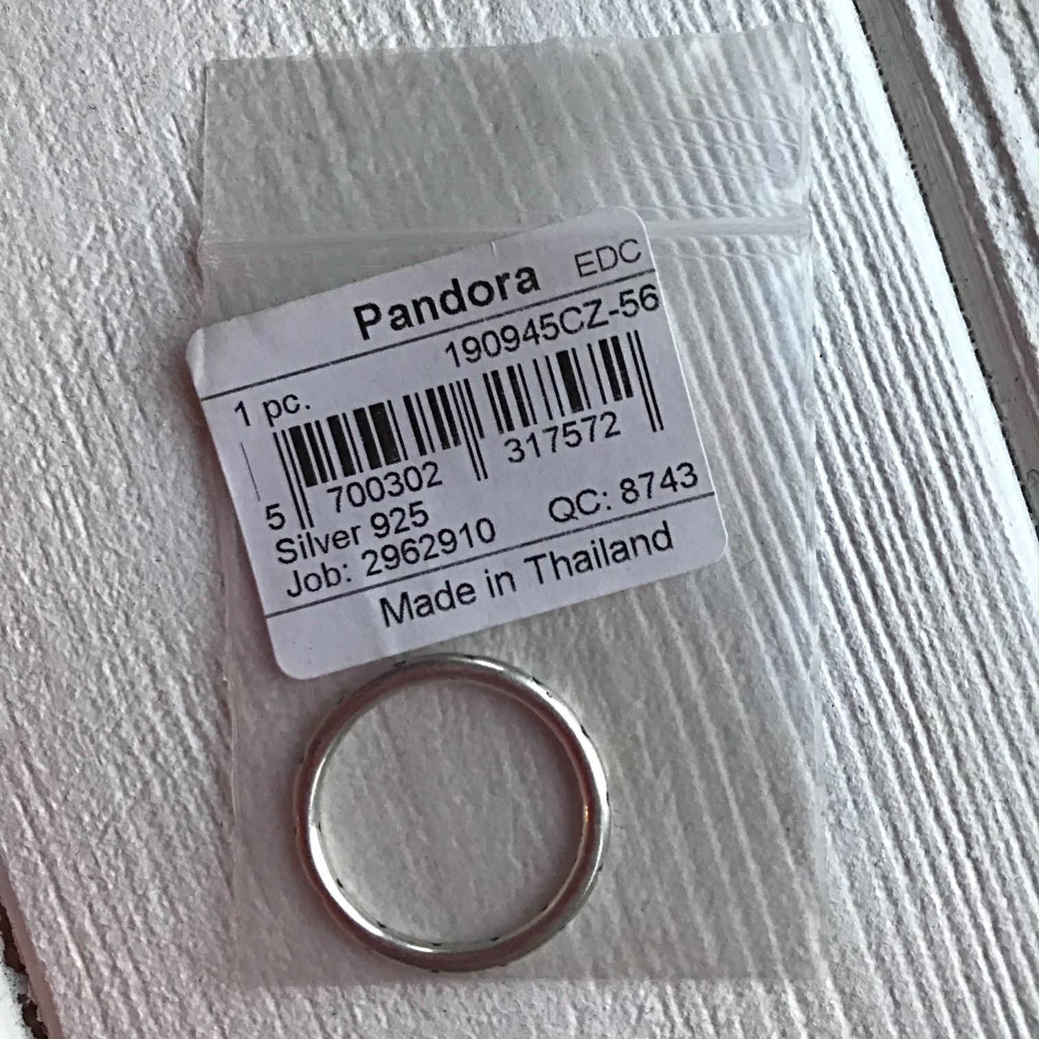 Кільце Краплі роси Pandora 190945CZ-56 image 0