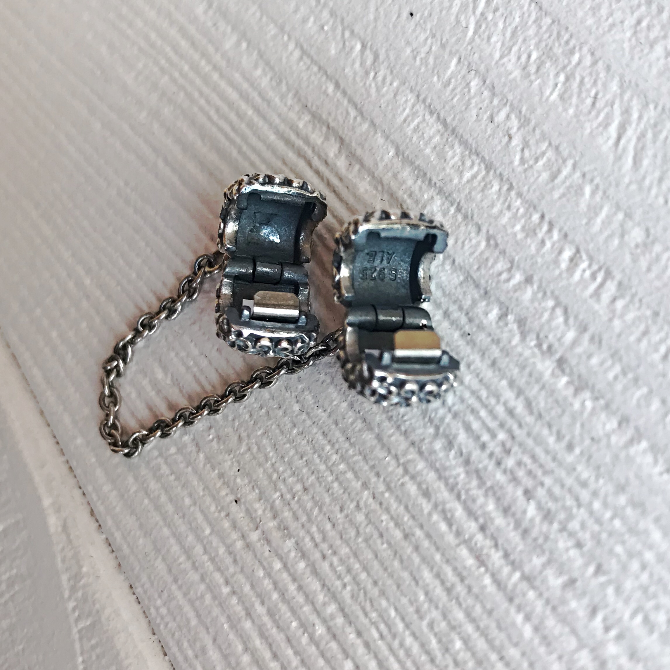 Захисний ланцюжок біколор 790864 Pandora Раритет image 0