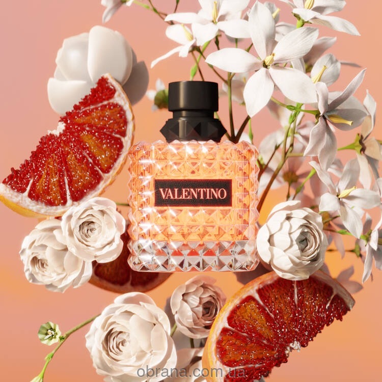 Donna Born In Roma Coral Fantasy Valentino