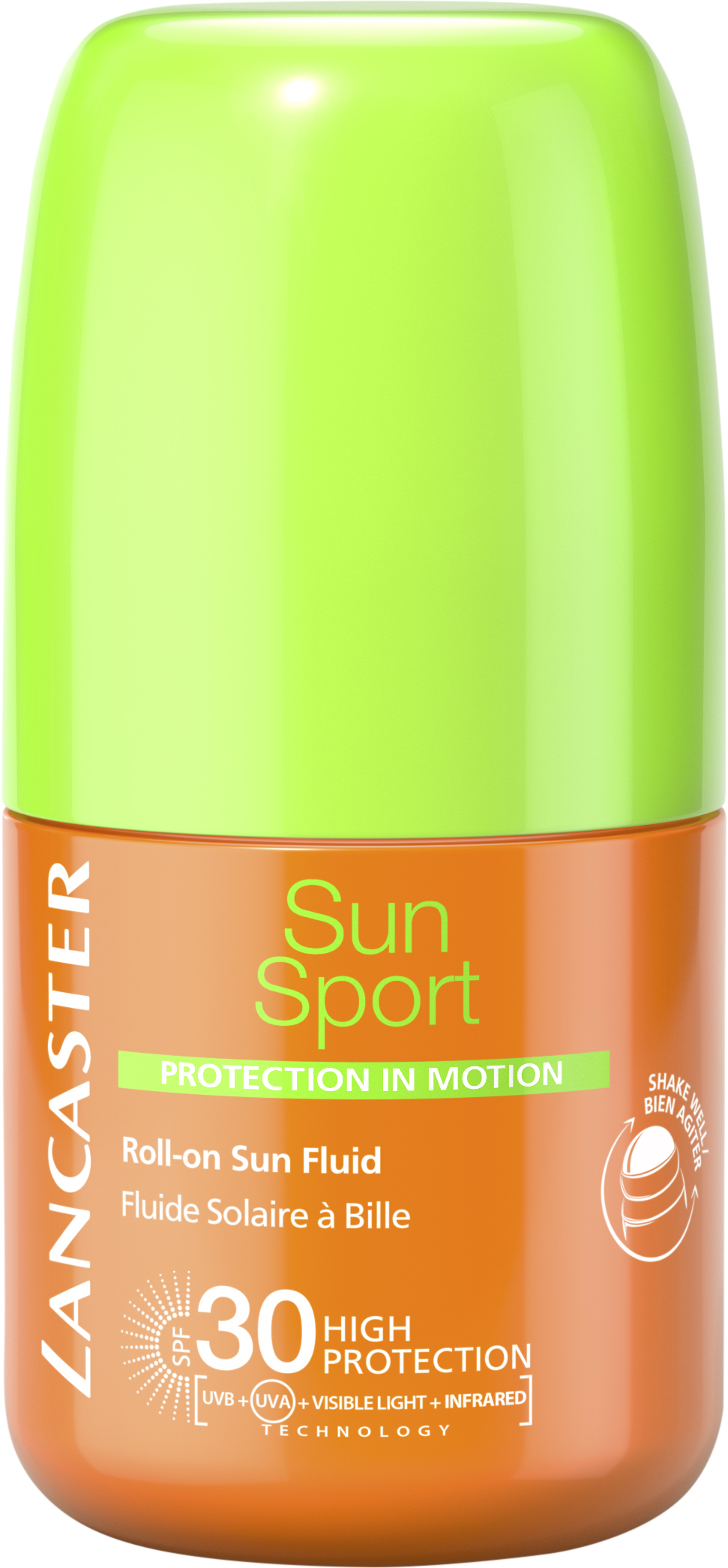 Lancaster Sun Sport Roll-On Fluid SPF30 Сонцезахисний флюїд для обличчя та тіла