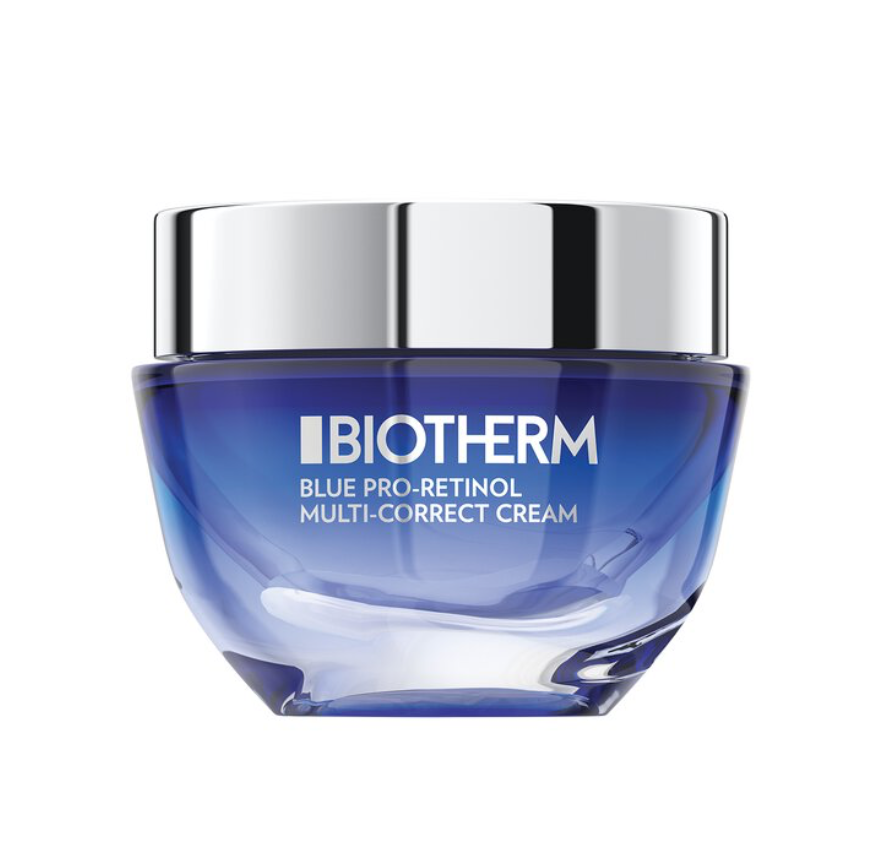 Biotherm Blue Therapy Pro-Retinol Cream Антивіковий мульти-коригувальний крем з ефектом відновлення для всіх типів шкіри