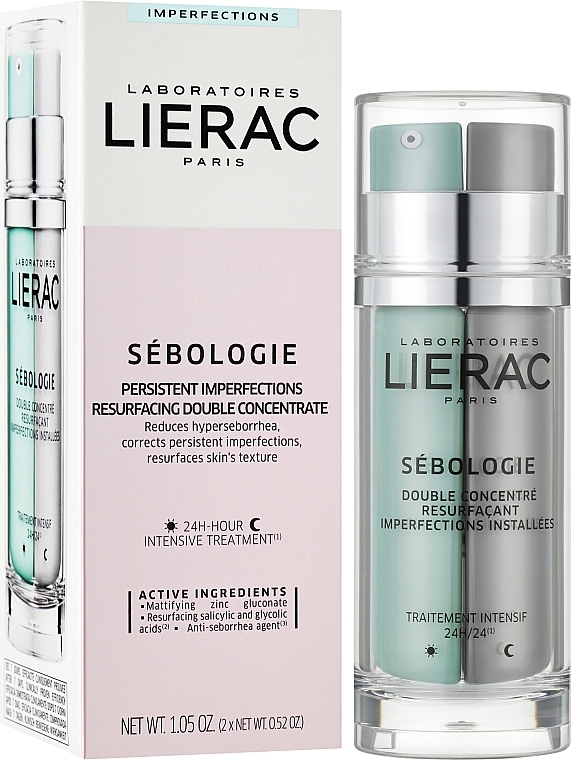 Lierac Sebologie Resurfacing Double Concentrate Двофазний концентрат для обличчя