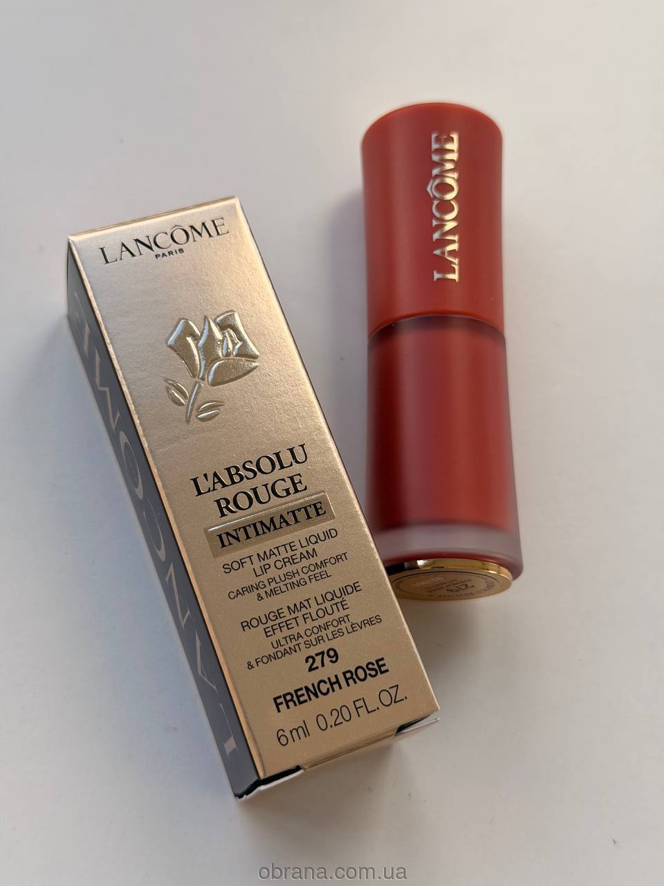 Lancome L'absolu Rouge Intimatte Liquid блиск для губ image 0