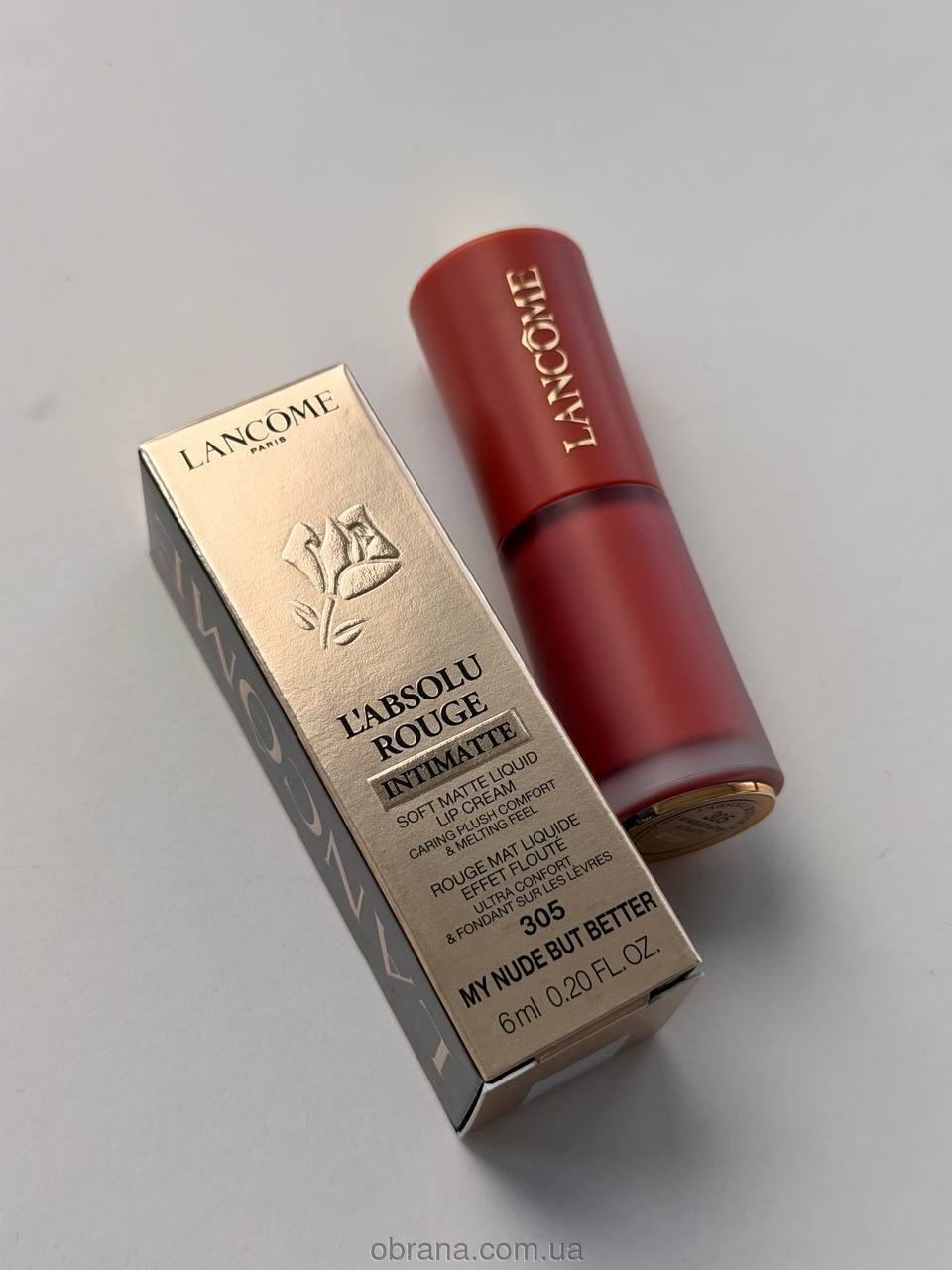 Lancome L'absolu Rouge Intimatte Liquid блиск для губ image 0