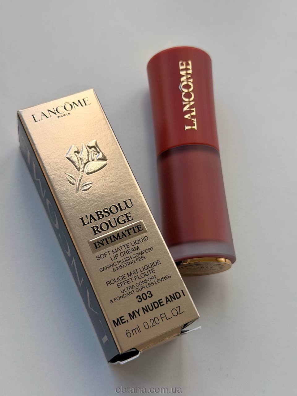 Lancome L'absolu Rouge Intimatte Liquid блиск для губ image 0